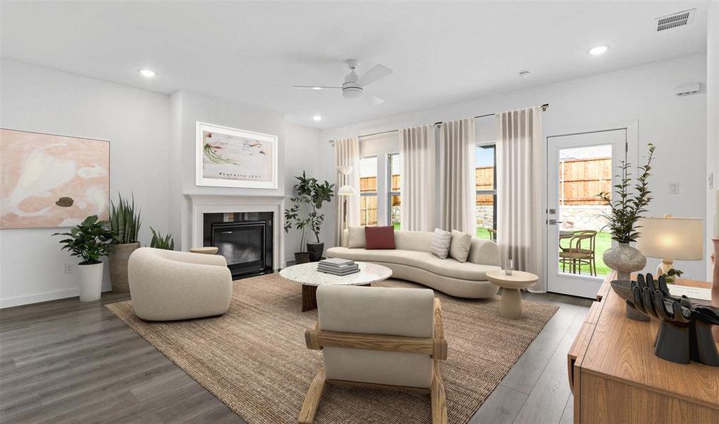 Furnished interior view inside a new home in Rolling Ridge, Van Alstyne (Image 20). Furnished interior view inside a new home in Rolling Ridge, Van Alstyne (Image 20).