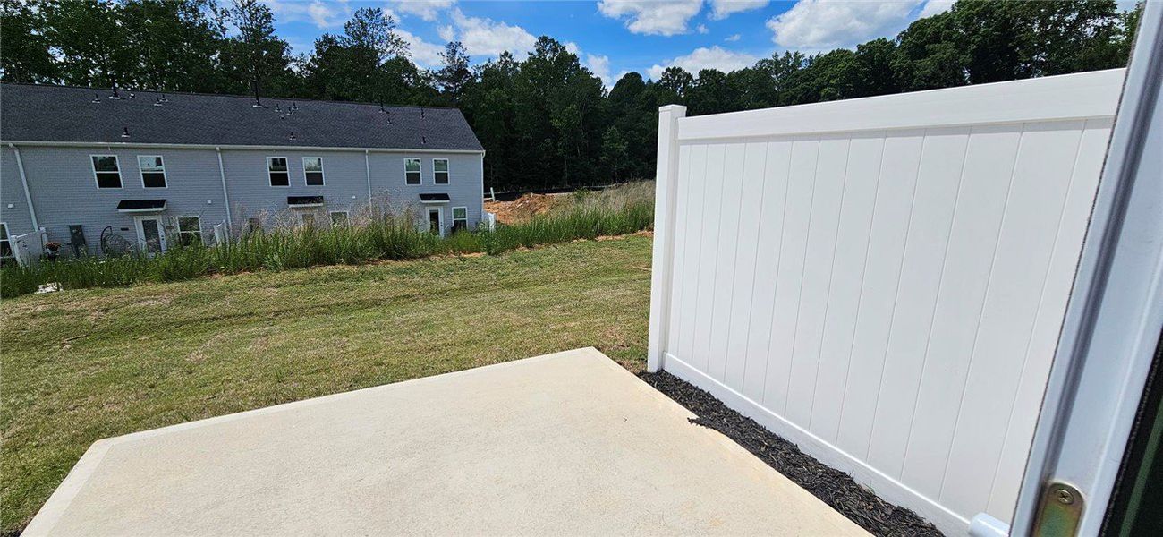 This property features a private patio perfect for This property features a private patio perfect for