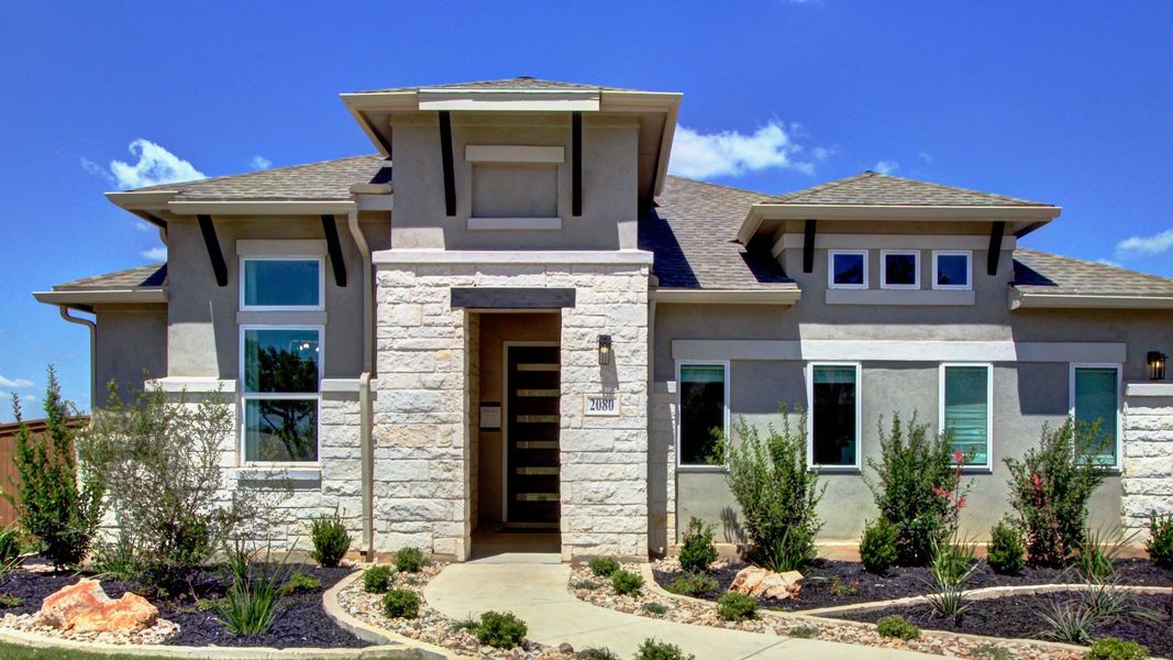 Representative furnished interior of a home built from the Juniper by DRB Homes in Meyer Ranch – Premier, New Braunfels (Image 6).