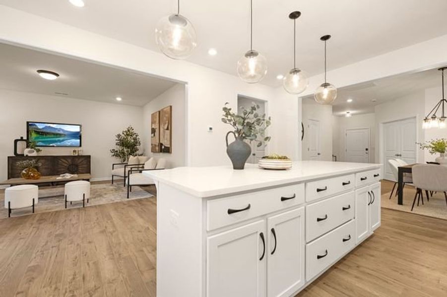 Representative furnished interior of a home built from the Inverness by True Homes in Whispering Hills, Locust (Image 6).