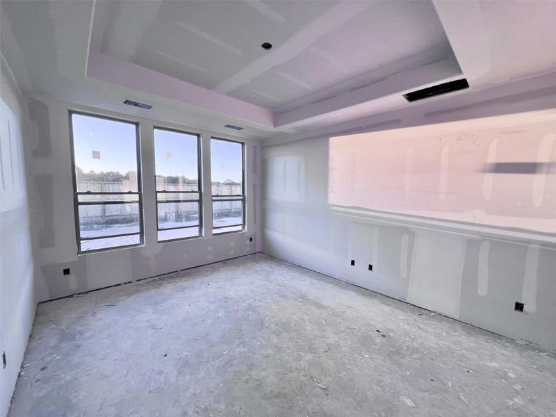 Actual progress of your home.