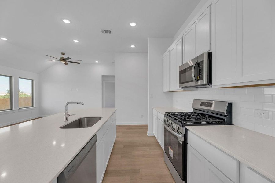 Furnished interior view inside a new home in Prairie Winds, Hutto (Image 14).
