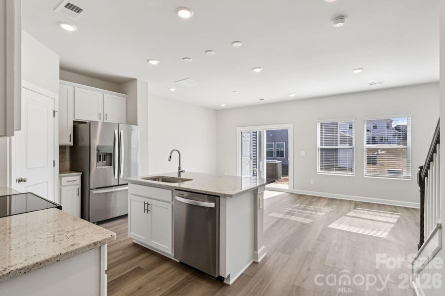 Furnished interior view inside a new home in Galloway Ridge, Charlotte (Image 9).