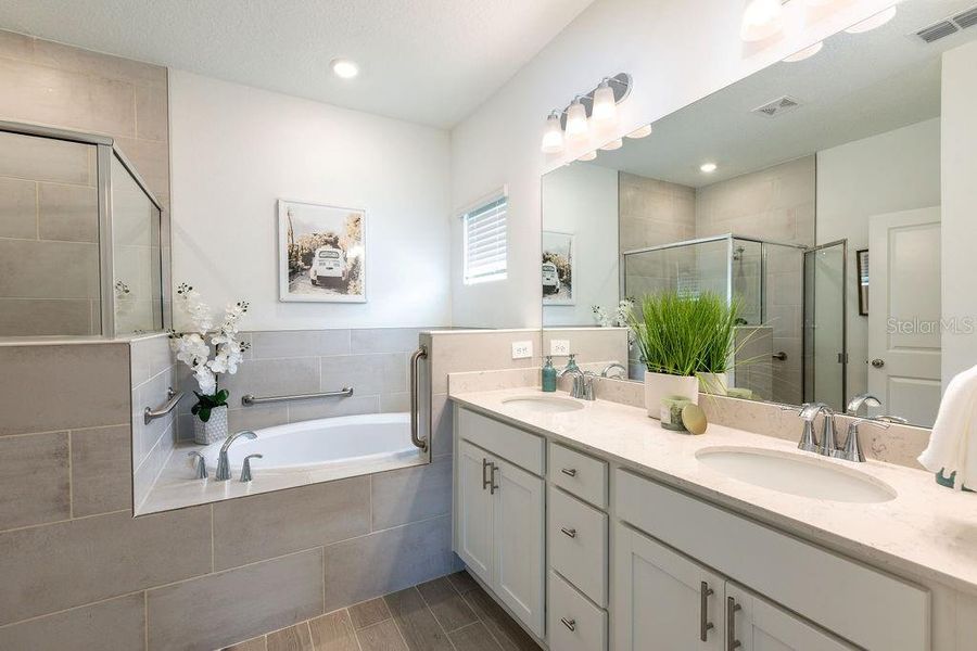 Furnished interior view inside a new home in Trailhead Landing, Alachua (Image 37).