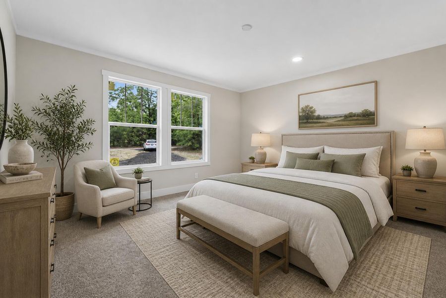 Furnished interior view inside a new home in , Walterboro (Image 10).
