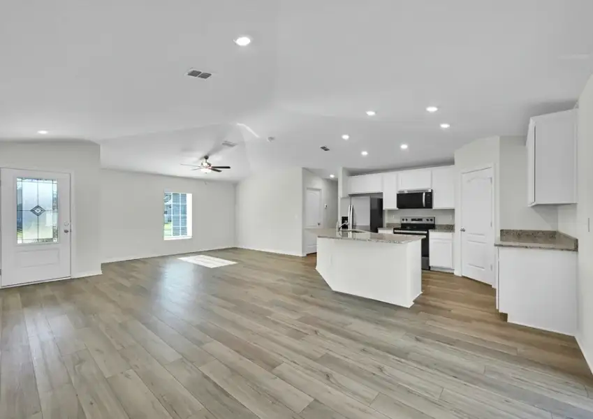 Enjoy the open concept floor plan