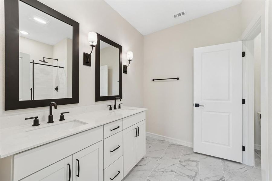 Furnished interior view inside a new home in Aspire at Noble Ridge, Howe (Image 26). Furnished interior view inside a new home in Aspire at Noble Ridge, Howe (Image 26).