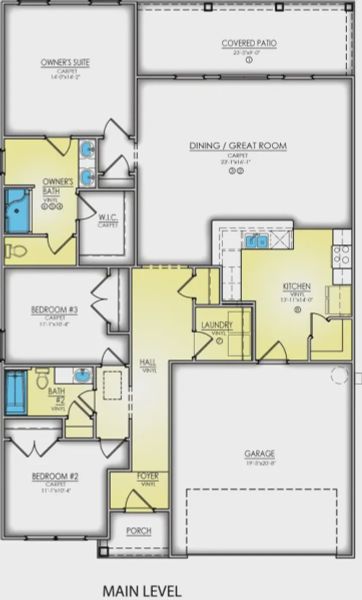 Main Level: Elevation A6