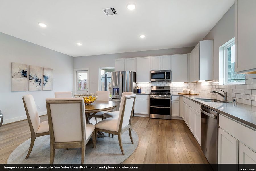 Furnished interior view inside a new home in Swenson Heights, Seguin (Image 14).
