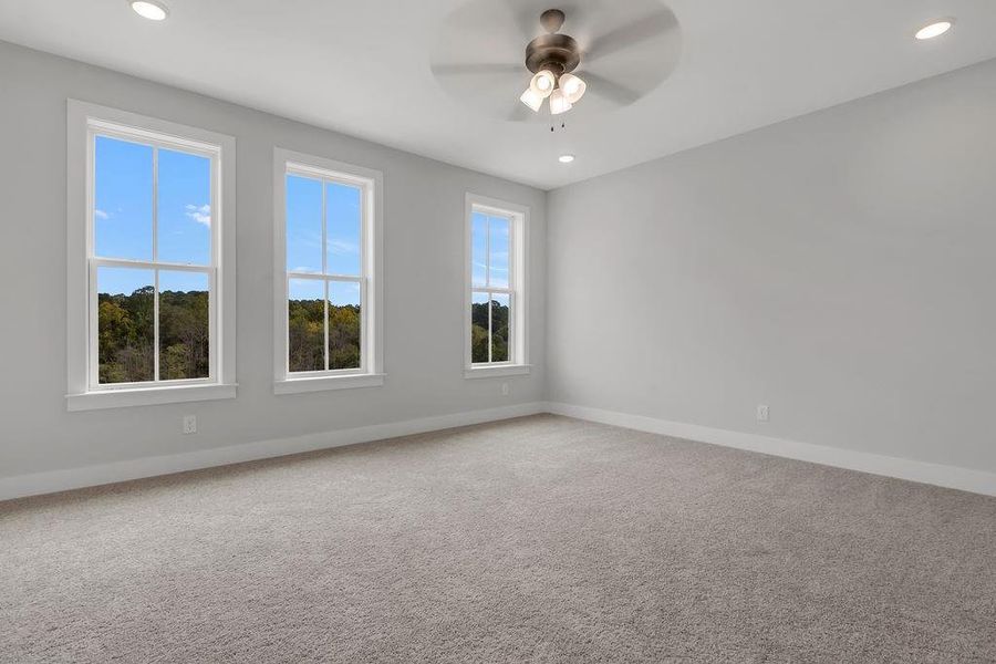 Spacious, unfurnished interior of a new home in Echo Park, Suwanee (Image 10). Spacious, unfurnished interior of a new home in Echo Park, Suwanee (Image 10).