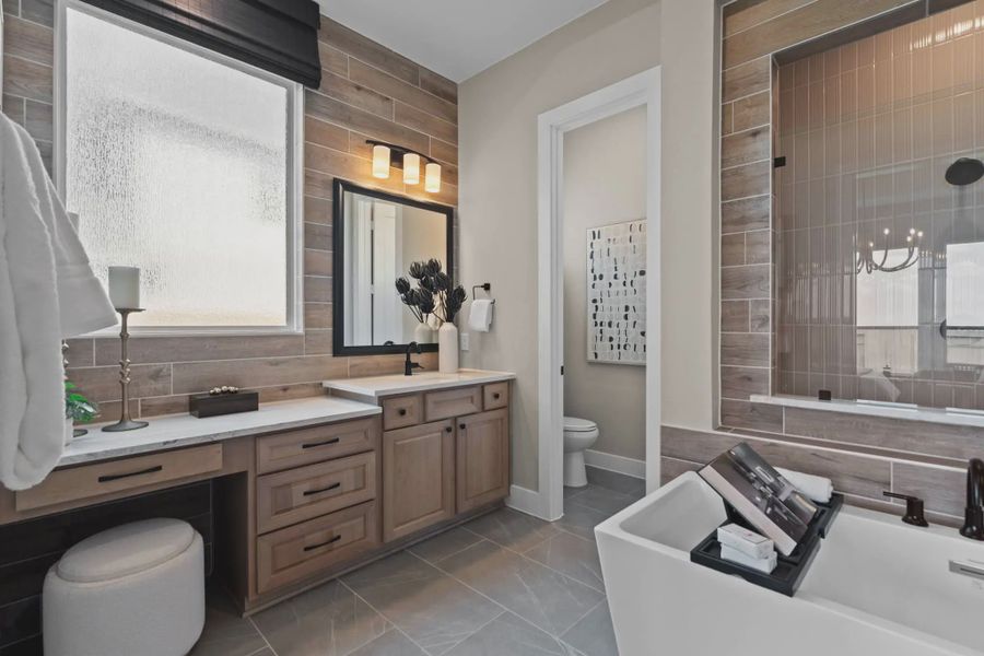 Furnished interior view inside a new home in Evergreen, Fulshear (Image 8).