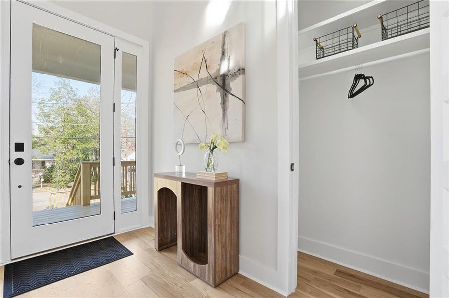 Furnished interior view inside a new home in , Atlanta (Image 10).