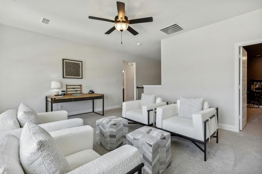 Furnished interior view inside a new home in Westside Preserve, Midlothian (Image 20).