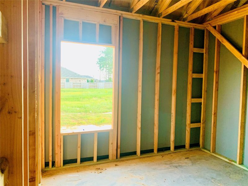 In-progress construction of a new home in Harrington Trails, New Caney, TX (Image 30).