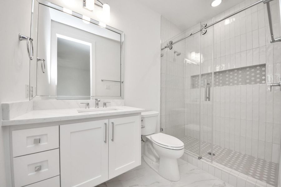 Furnished interior view inside a new home in , Houston (Image 39).