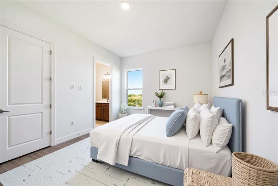 Furnished interior view inside a new home in Esplanade at Skye Ranch, Sarasota (Image 7).