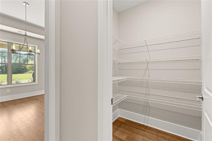 Furnished interior view inside a new home in Soleil Summit Chase, Snellville (Image 11).