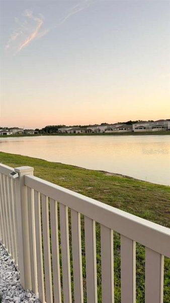 Exterior details and patio area of a home in Seasons at Big Sky, Kissimmee (Image 14).