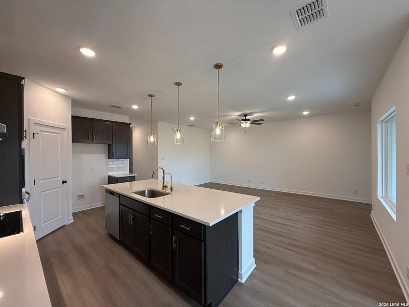 Furnished interior view inside a new home in The Wilder, Adkins (Image 13).