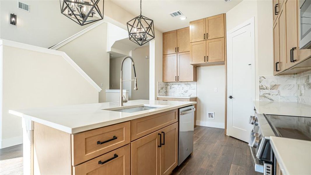 Furnished interior view inside a new home in , Granbury (Image 8).