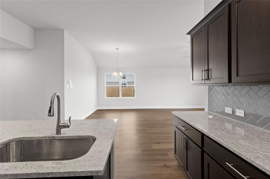 Furnished interior view inside a new home in River Ranch Trails, Dayton (Image 8).