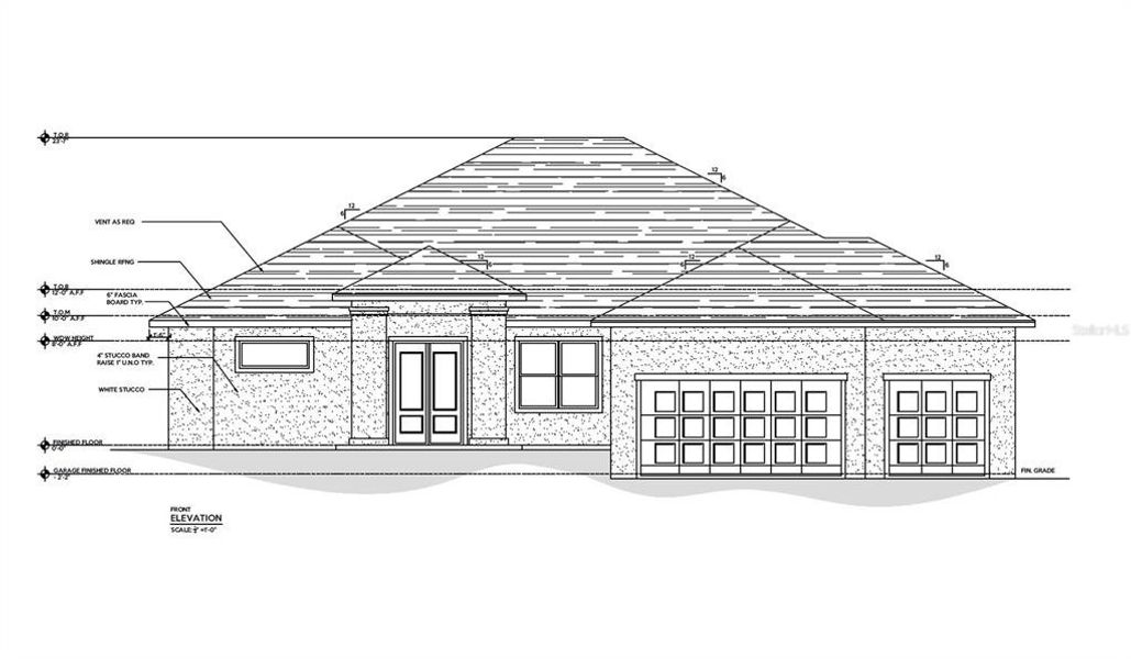 Catalina 2 - Front Elevation