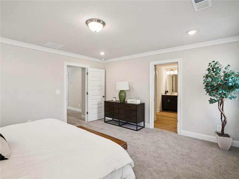 Furnished interior view inside a new home in , Cumming (Image 9).