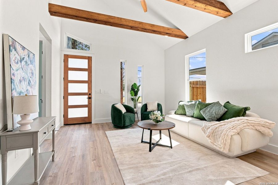 Furnished interior view inside a new home in , San Antonio (Image 10).