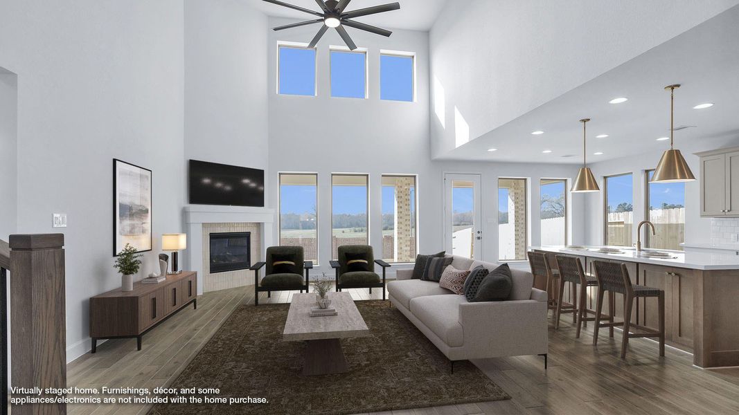 Furnished interior view inside a new home in Briarley, Montgomery (Image 11). Furnished interior view inside a new home in Briarley, Montgomery (Image 11).