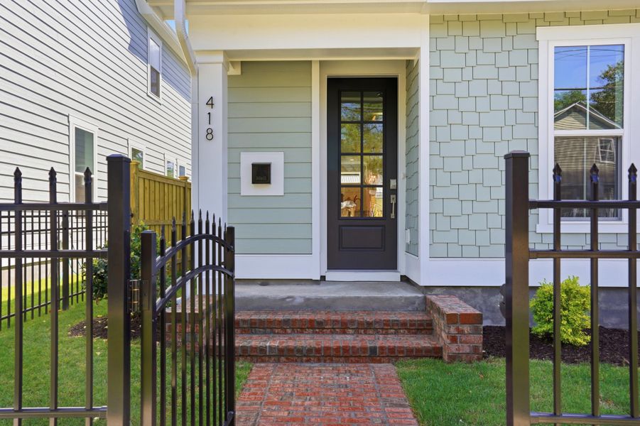 Representative exterior details of a home built from the The Remington by RobuckHomes in Downtown Wilmington Collective, Wilmington (Image 53). Representative exterior details of a home built from the The Remington by RobuckHomes in Downtown Wilmington Collective, Wilmington (Image 53).