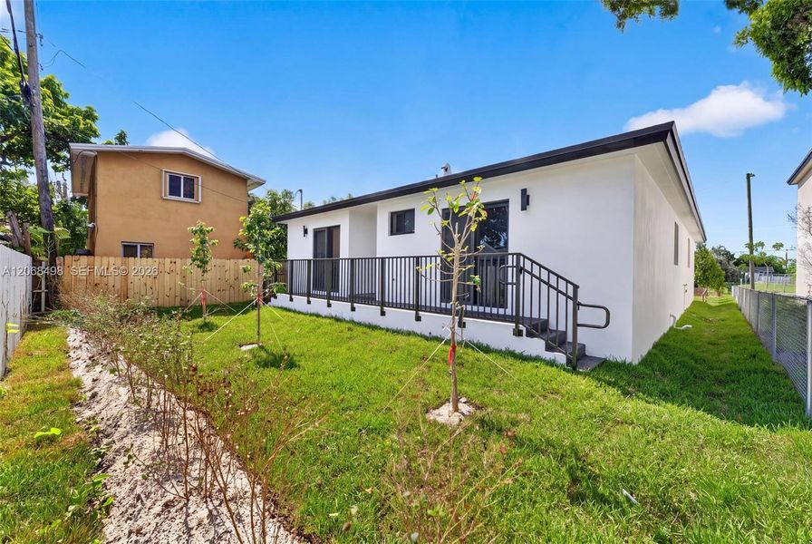 Exterior details and patio area of a home in , Miami (Image 23). Exterior details and patio area of a home in , Miami (Image 23).