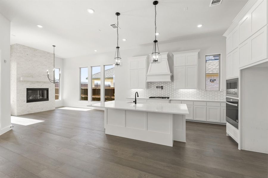 Representative furnished interior of a home built from the 5012 by Tradition Homes in Lakewood at Brookhollow – 60′ Lots, Prosper (Image 9).
