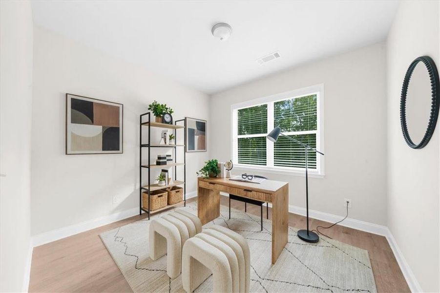 Furnished interior view inside a new home in River Rock, Ball Ground (Image 5).