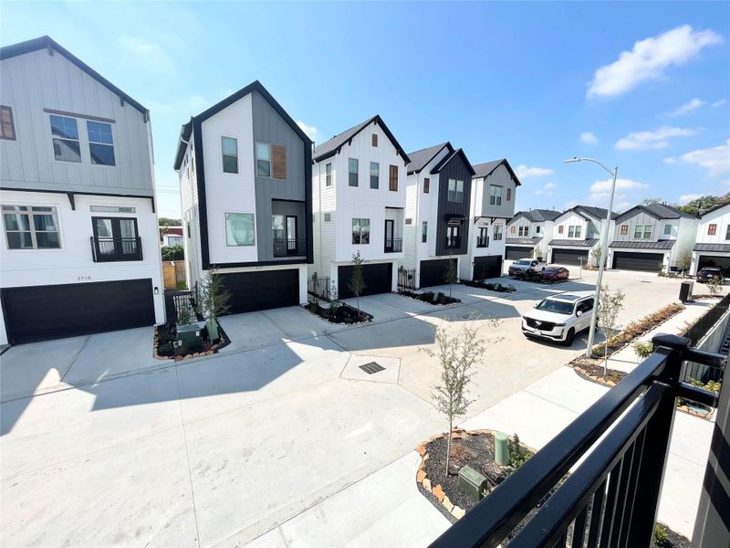 Views from the living area balcony. Views from the living area balcony.