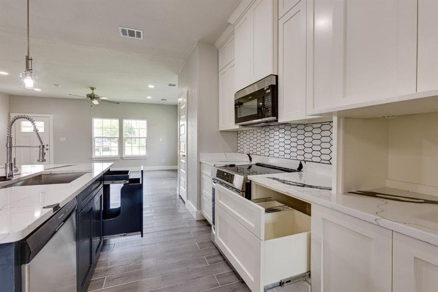 Furnished interior view inside a new home in , Ferris (Image 15).