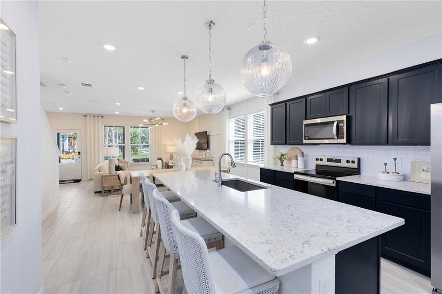 Furnished interior view inside a new home in The Cove at Nona Sound, Orlando (Image 8).