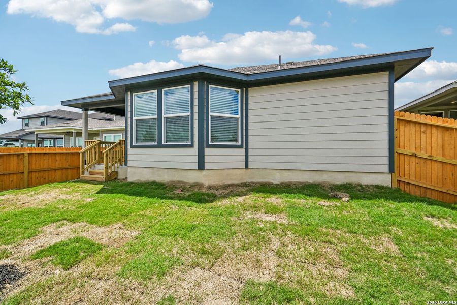 Exterior details and patio area of a home in Stetson Ridge, Marion (Image 23). Exterior details and patio area of a home in Stetson Ridge, Marion (Image 23).