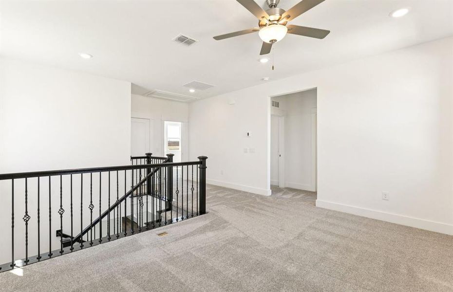 Game room on second floor