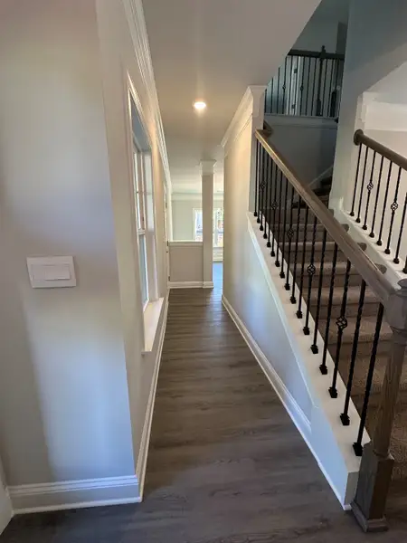 Spacious, unfurnished interior of a new home in Mirror Lake at South Harbour, Villa Rica (Image 12). Spacious, unfurnished interior of a new home in Mirror Lake at South Harbour, Villa Rica (Image 12).