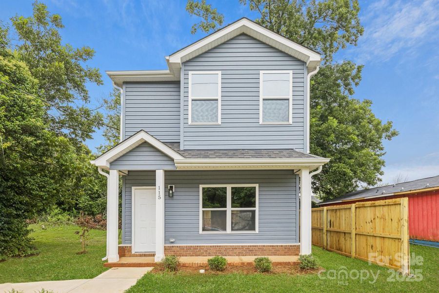Front exterior of a new home in , Rock Hill, SC, highlighting curb appeal (Image 14).