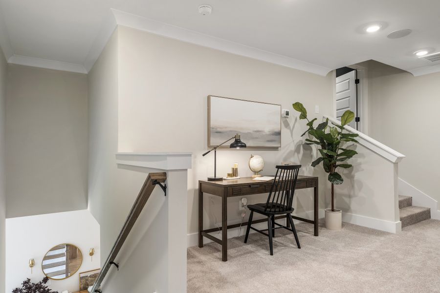 Representative furnished interior of a home built from the Savannah by Hunter Quinn Homes in Double Springs, Taylors (Image 51).
