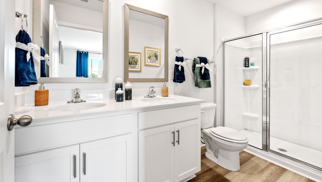 Furnished interior view inside a new home in Covington Village, Greer (Image 22).