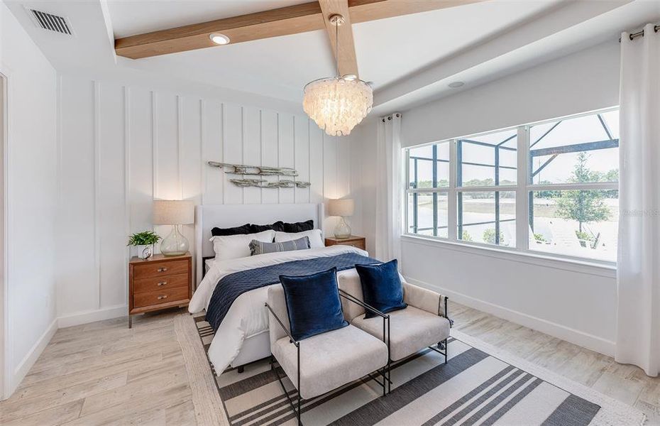 Furnished interior view inside a new home in BeachWalk by Manasota Key, Englewood (Image 13).