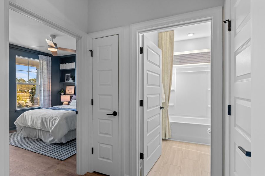 Representative furnished interior of a home built from the The Surfrider by Chesapeake Homes in Coastal Club of the Carolinas, Calabash (Image 60).