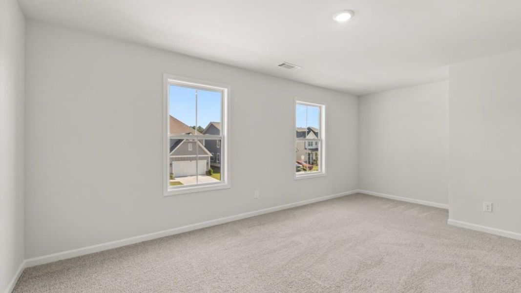 Spacious, unfurnished interior of a new home in Hamptons at Riverwood East, Dallas (Image 15).
