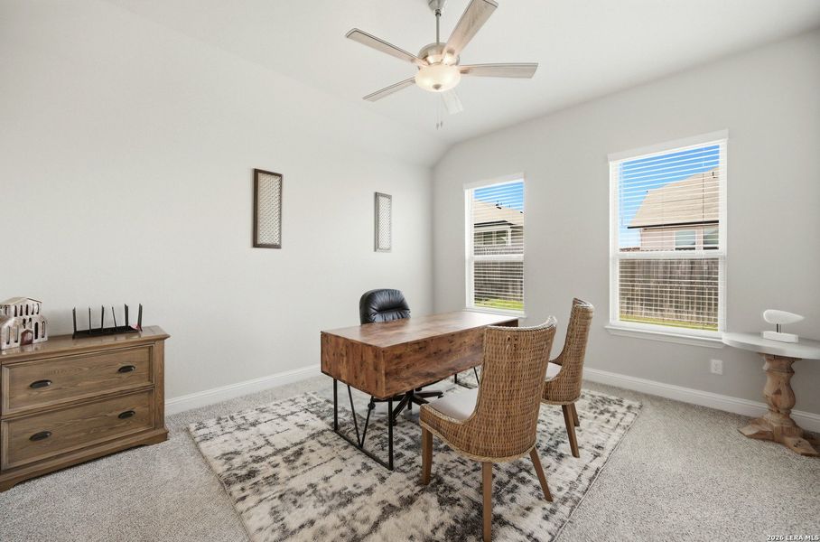 Furnished interior view inside a new home in The Parklands, Schertz (Image 36).