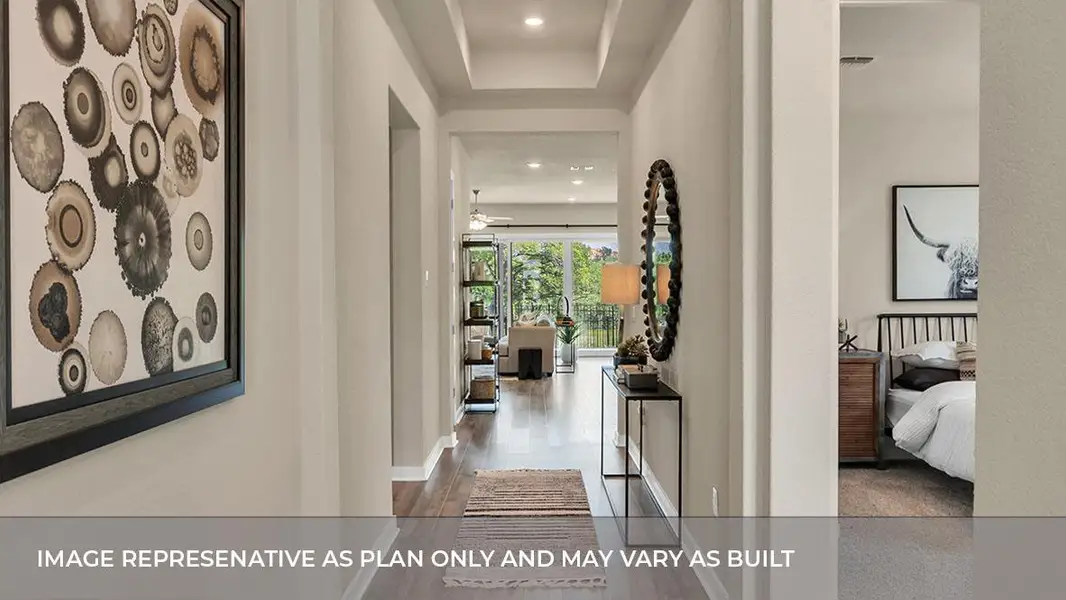 Furnished interior view inside a new home in Rosenbusch Ranch, Leander (Image 16).