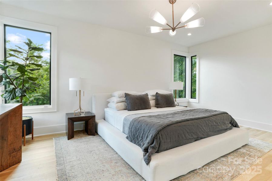 Furnished interior view inside a new home in , Charlotte (Image 11).