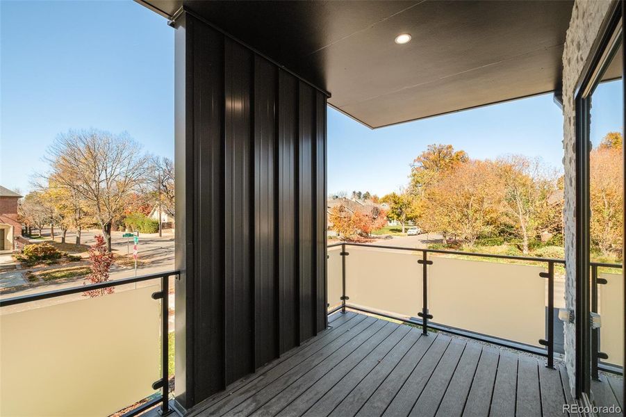 Exterior details and patio area of a home in , Denver (Image 2).