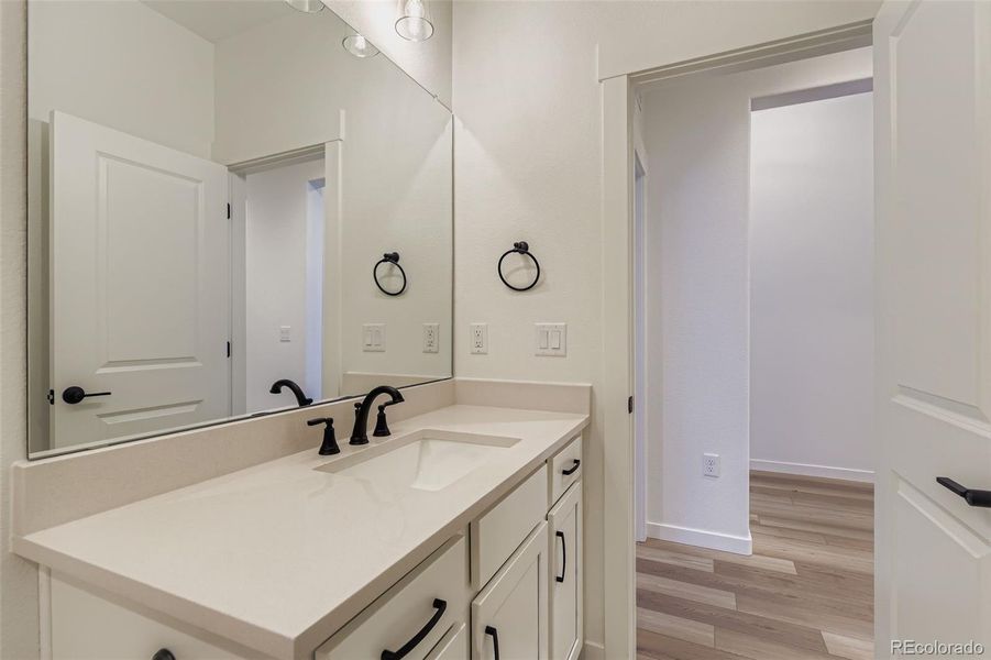 Furnished interior view inside a new home in Hilltop 55+ at Inspiration 55s, Aurora (Image 8).